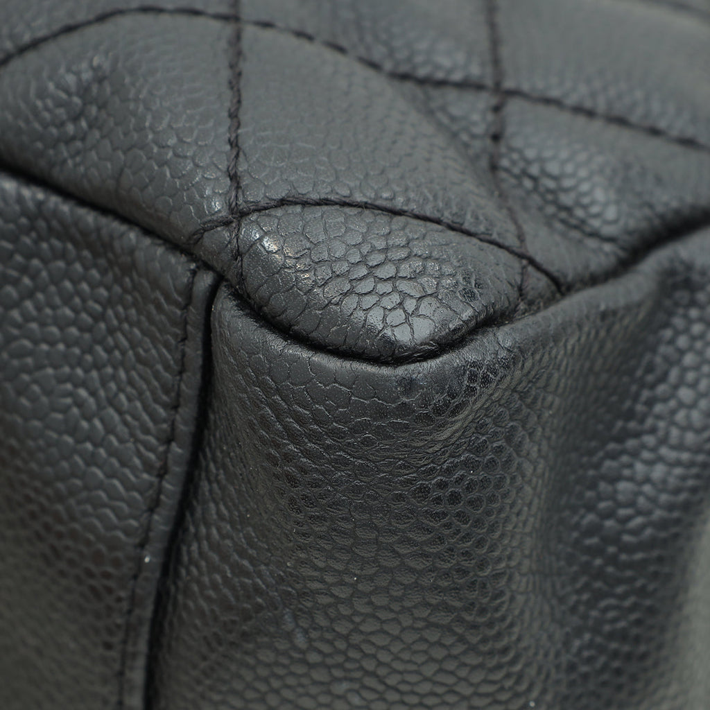 Chanel Black CC GST Medium Tote Bag