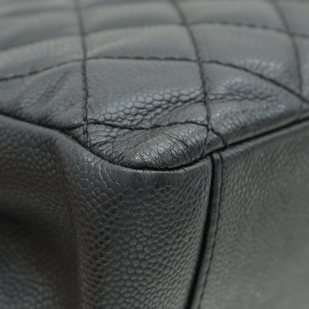 Chanel Black CC GST Medium Tote Bag