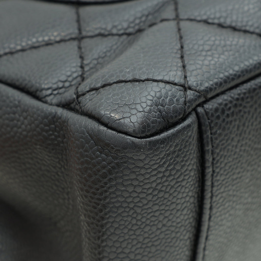 Chanel Black CC GST Medium Tote Bag