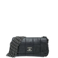 Chanel Black Chocolate Bar Multi Chain Flap Bag