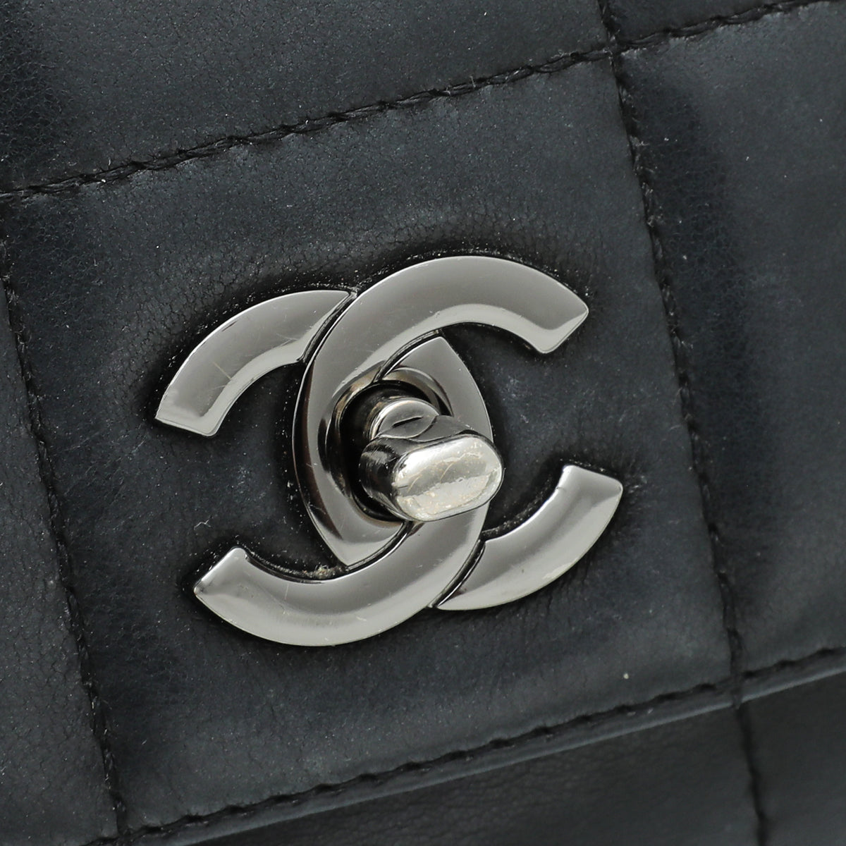 Chanel Black Chocolate Bar Multi Chain Flap Bag