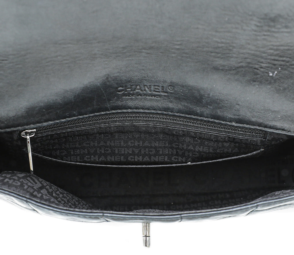 Chanel Black Chocolate Bar Multi Chain Flap Bag