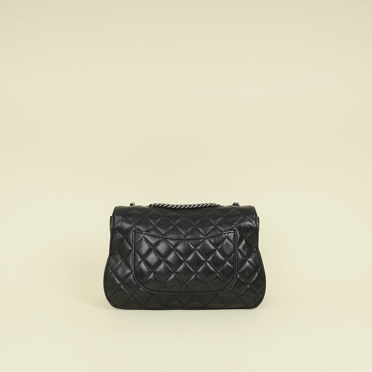Chanel Black CC Rock in Rome Flap Bag