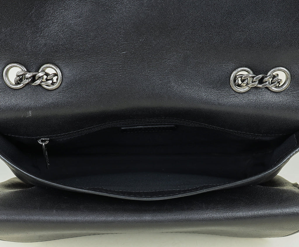 Chanel Black CC Rock in Rome Flap Bag
