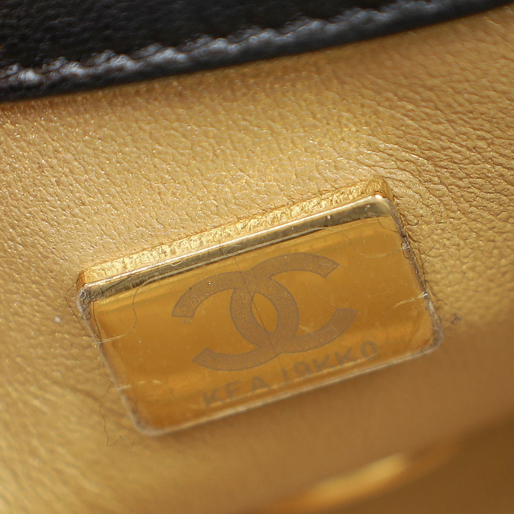 Chanel Black CC Crush Mini Rectangular Flap Bag