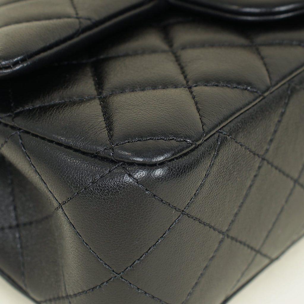 Chanel Black CC Crush Mini Rectangular Flap Bag