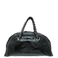 Chanel Black CC Luxe Ligne Bowler Large Bag
