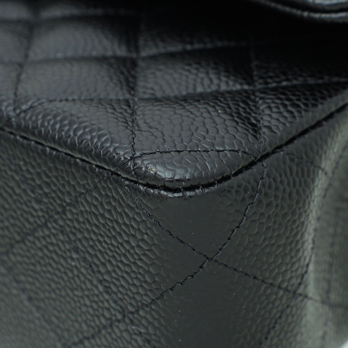 Chanel Black CC Classic Double Flap Medium Bag