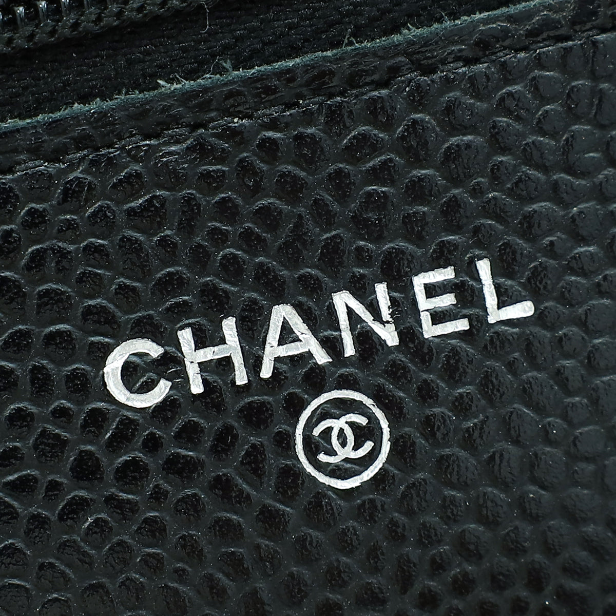 Chanel Black CC Classic Wallet On Chain