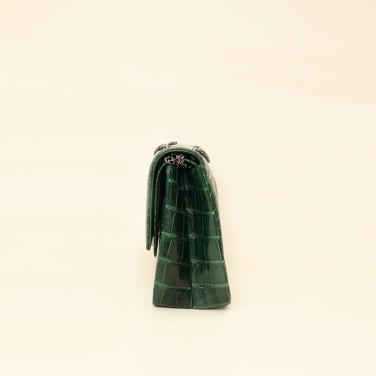 Chanel Forest Green Crocodile 2.55 Reissue Double Flap 227 Bag