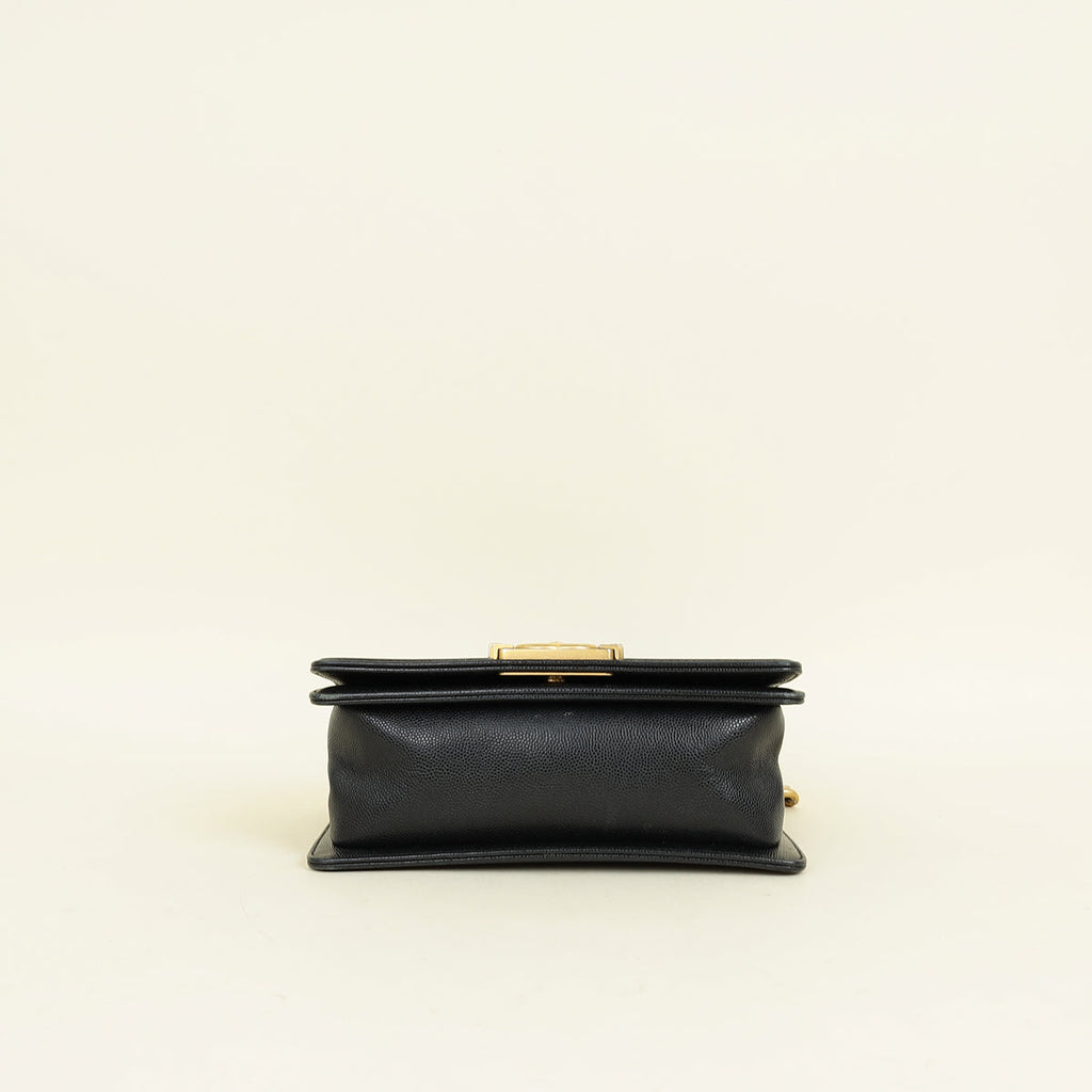 Chanel Black Le Boy Caviar Small Flap Bag
