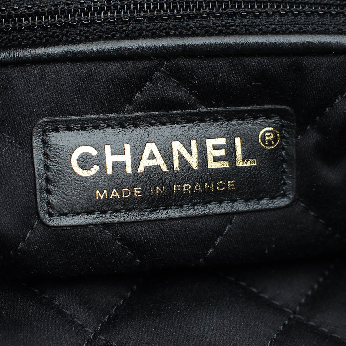 Chanel Black 22 Small Shiny Hobo Bag