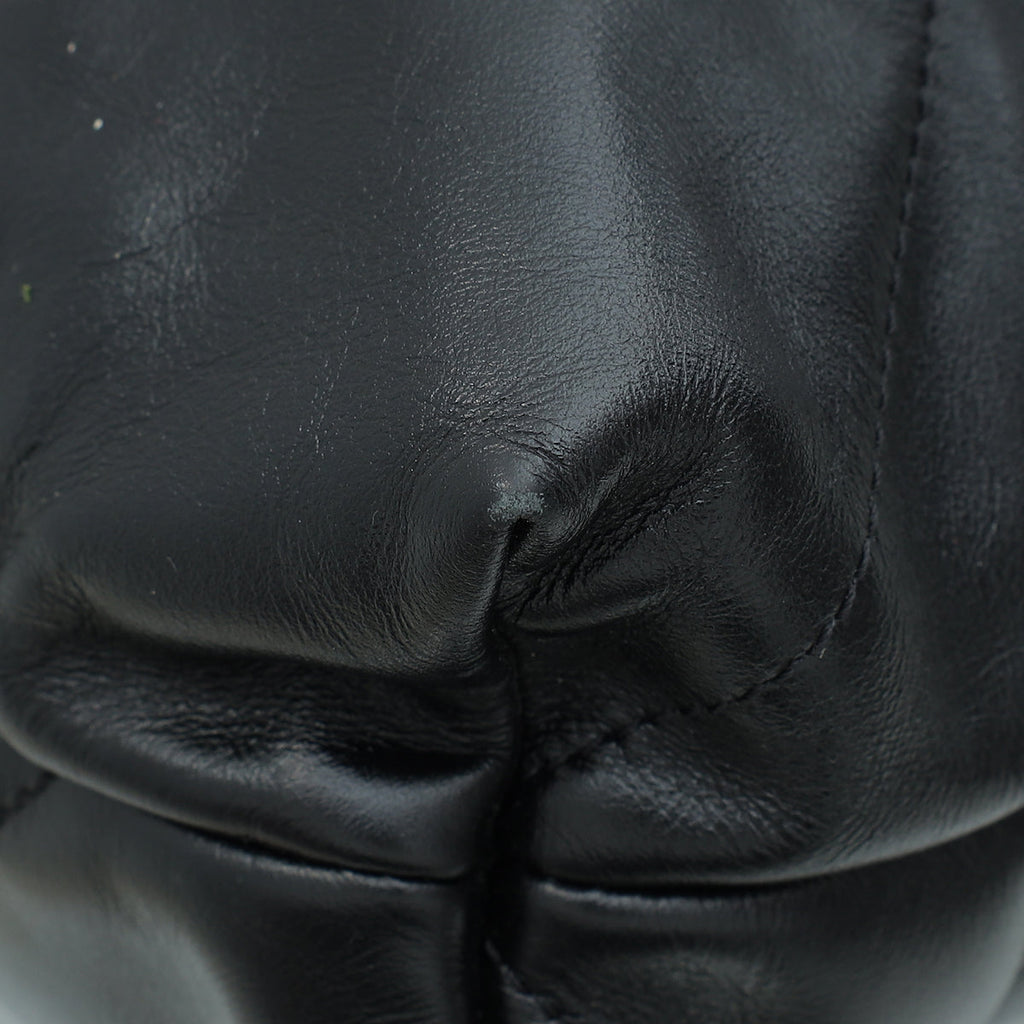 Chanel Black 22 Small Shiny Hobo Bag