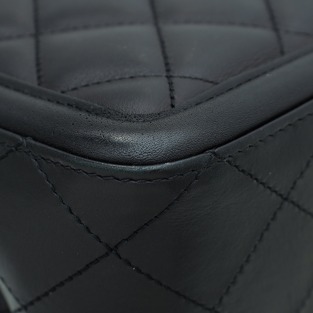 Chanel Black CC Elegant Flap Jumbo Bag