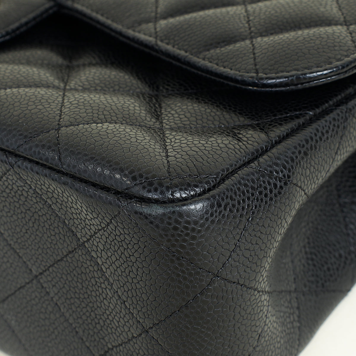 Chanel Black Classic Double Flap Jumbo Bag