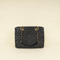 Chanel Black Grand Shopping Tote (GST) Medium Bag