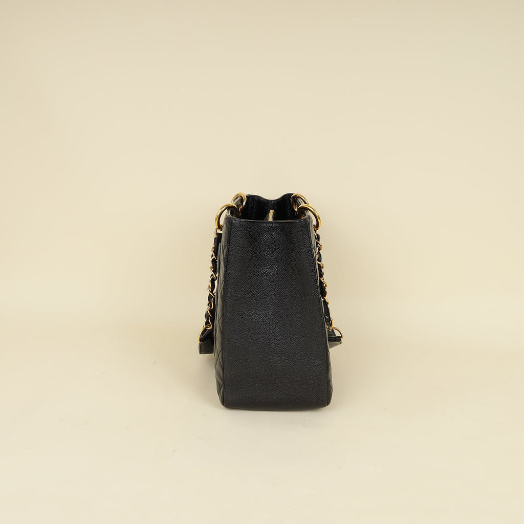 Chanel Black Grand Shopping Tote (GST) Medium Bag