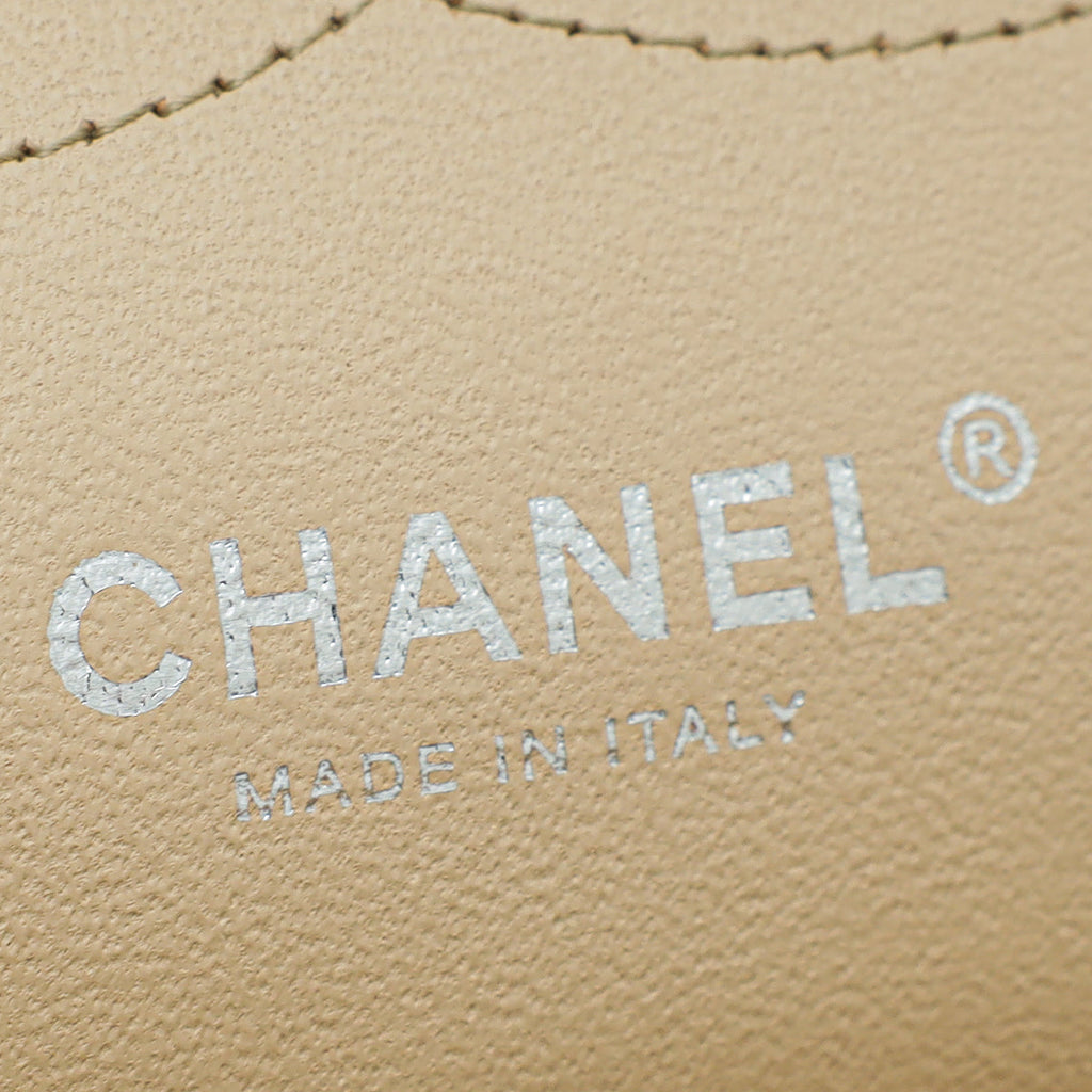 Chanel Beige CC Classic Double Flap Jumbo Bag