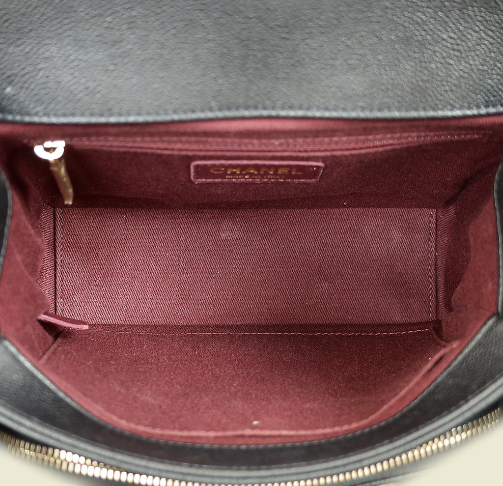 Chanel Black CC Business Affinity Flap Bag