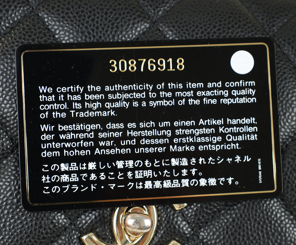 Chanel Black CC Business Affinity Flap Bag