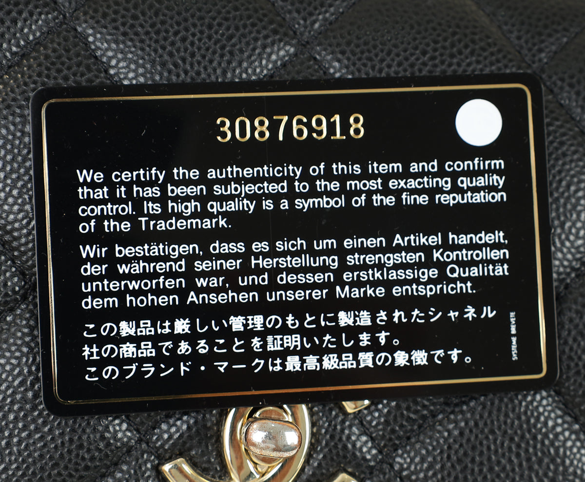 Chanel Black CC Business Affinity Flap Bag