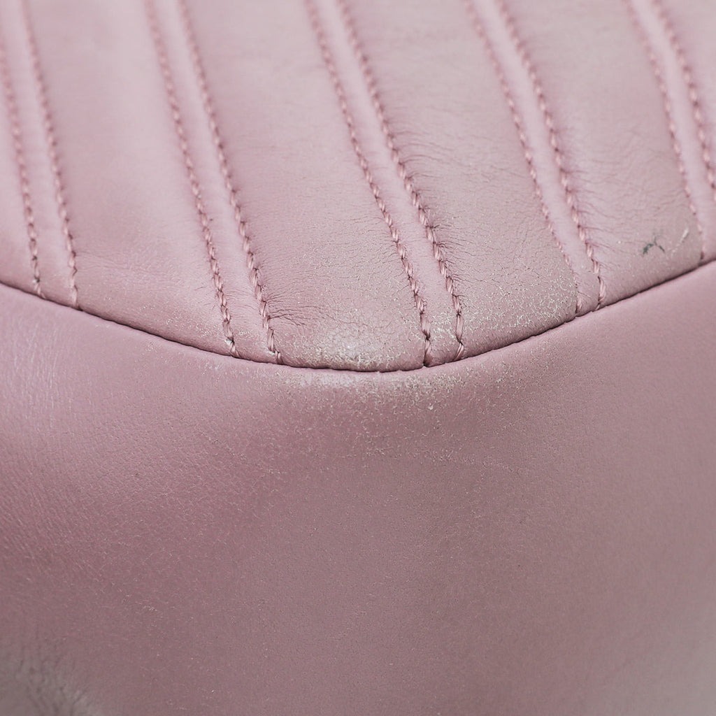 Chanel Mauve CC Chevron Single Flap Jumbo Bag