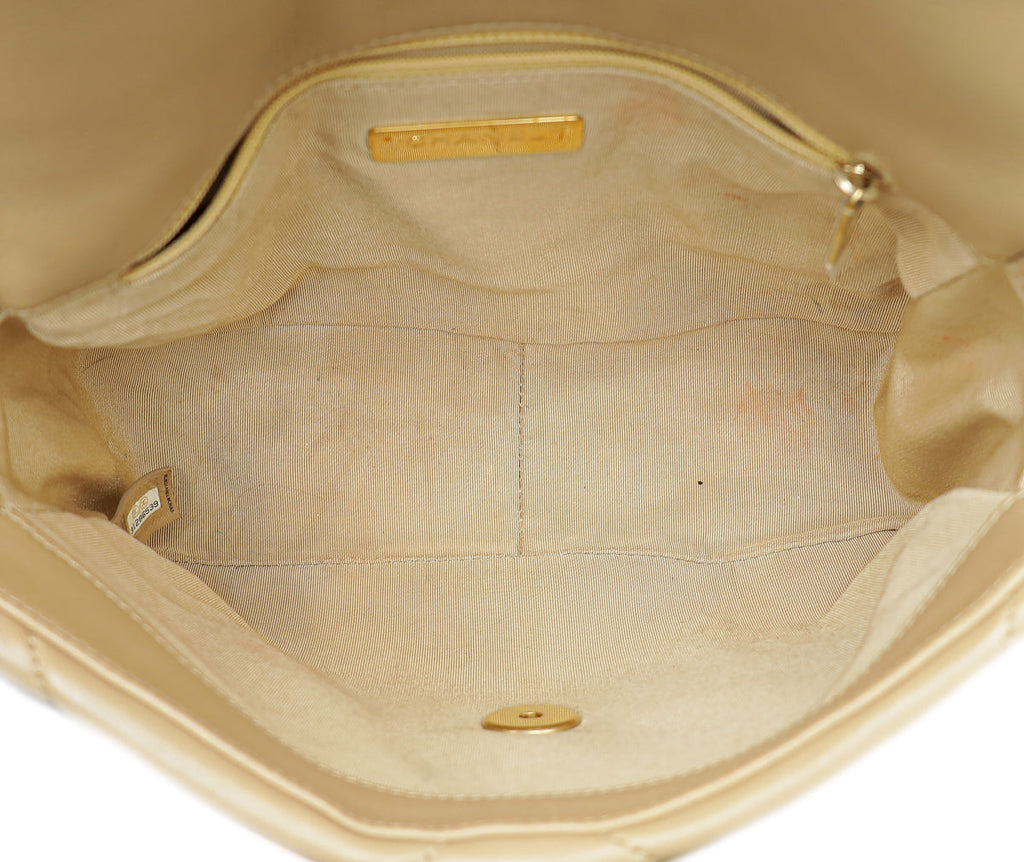 Chanel Beige 19 Small Flap Bag