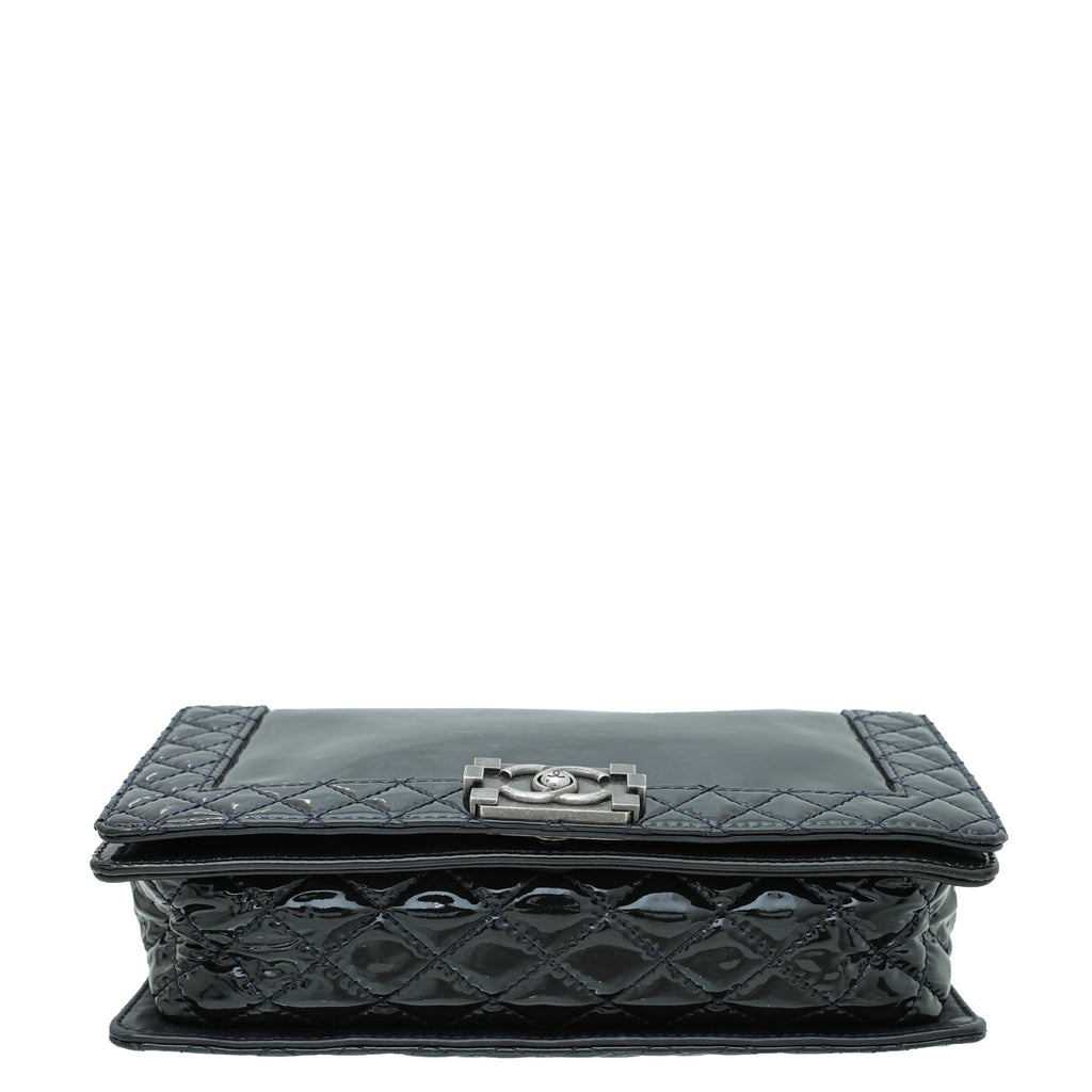 Chanel Midnight Blue New Medium Reverso Boy Bag