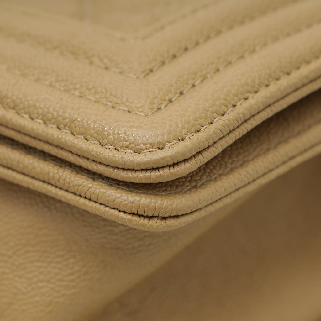Chanel Beige Le Boy Small Flap Bag