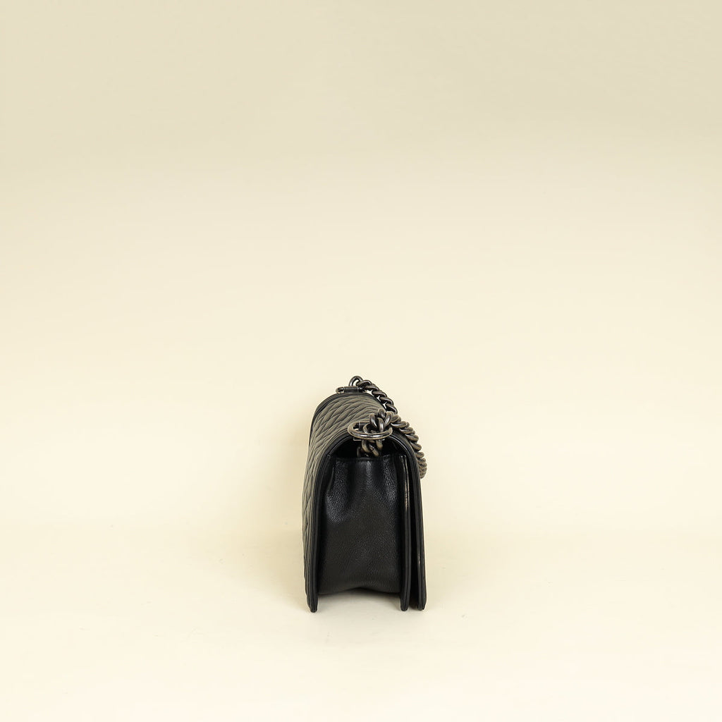 Chanel Black Le Boy Medium Flap Bag