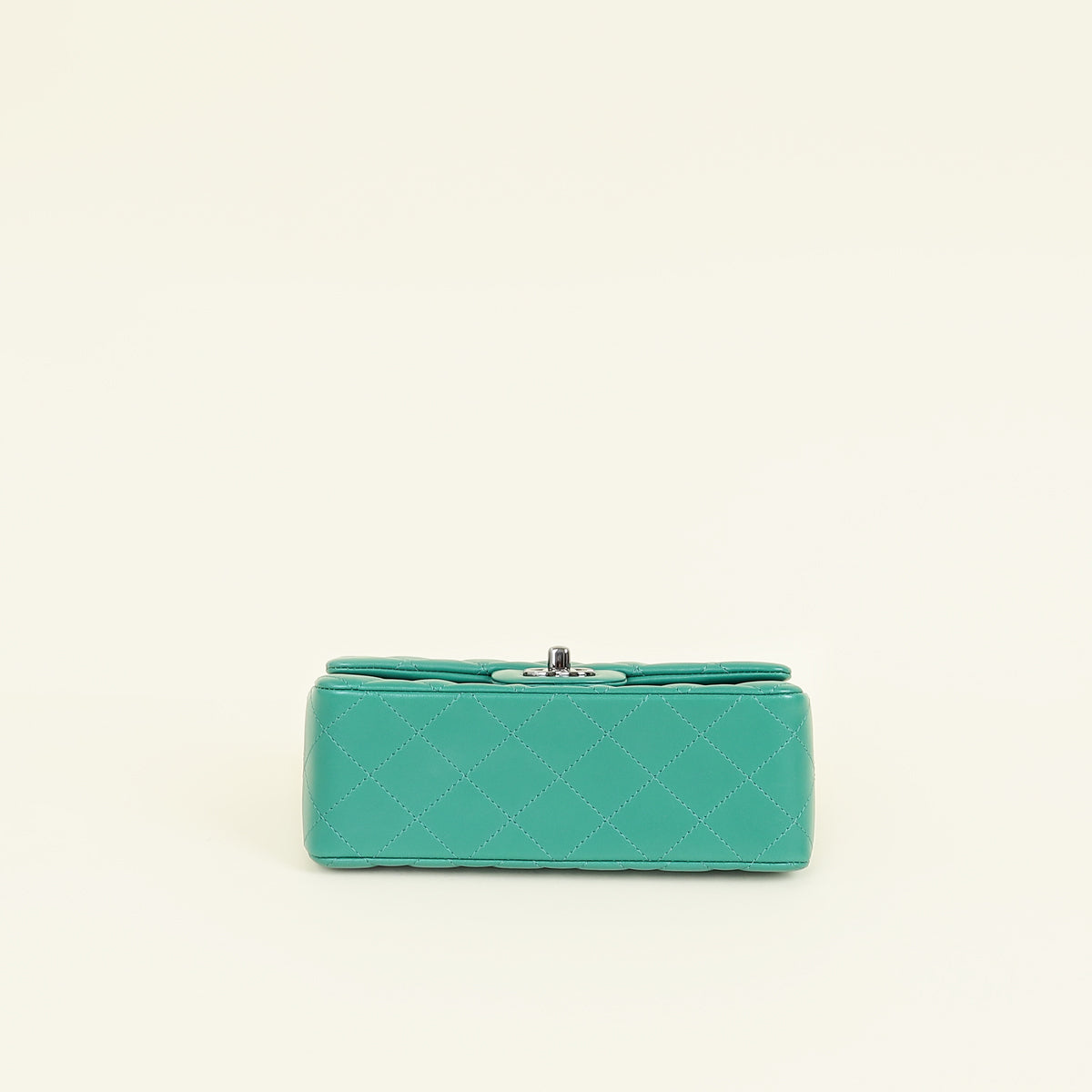 Chanel Green CC Classic Mini Rectangular Flap Bag