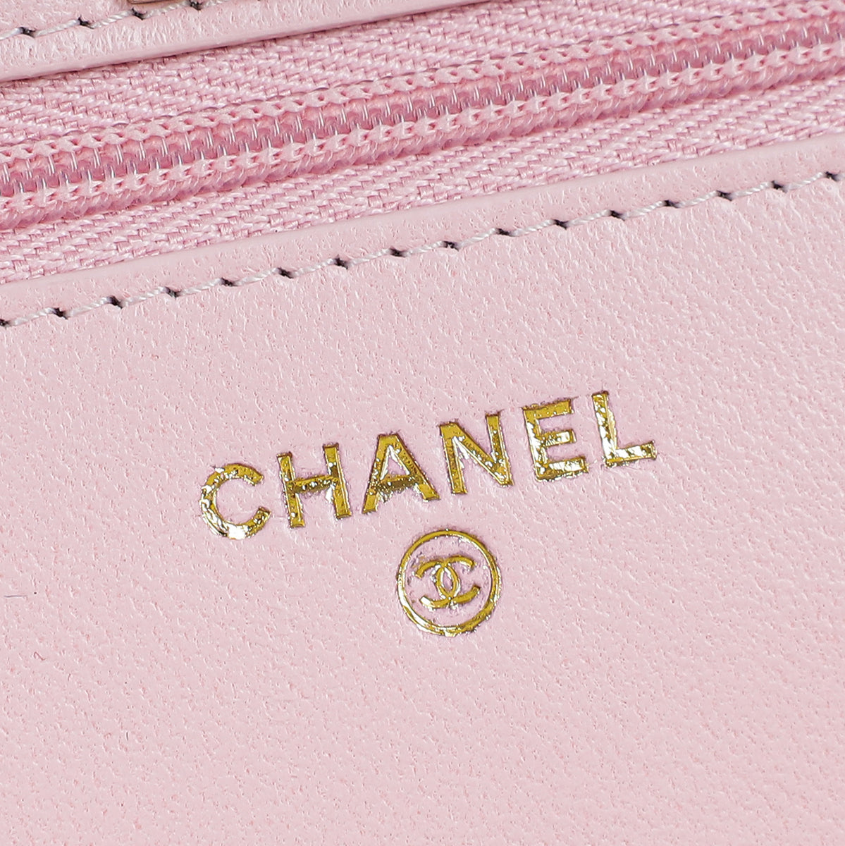 Chanel Pink CC Imitation Pearl Top Handle Wallet On Chain