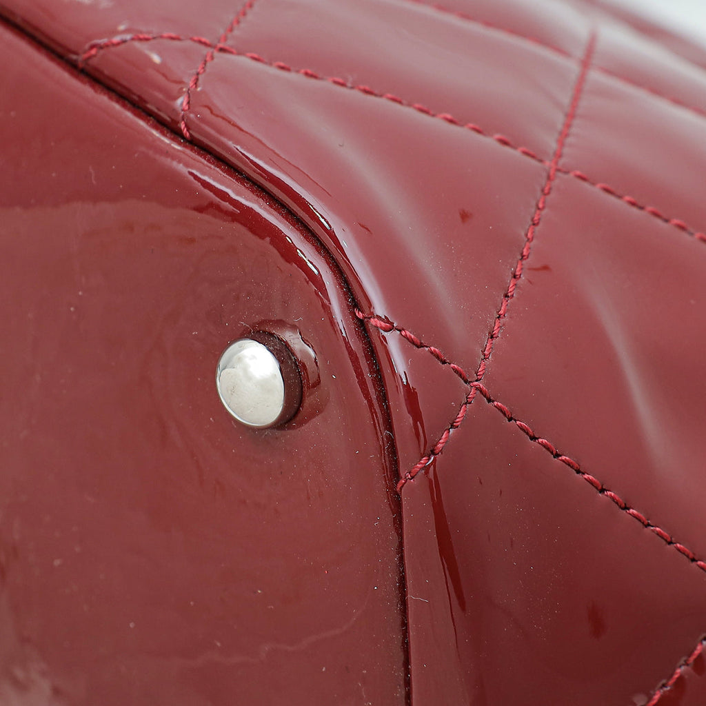 Chanel Red Quilted Timeless CC Tote Bag