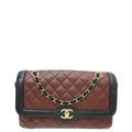 Chanel Bicolor CC Diana Flap Medium Bag