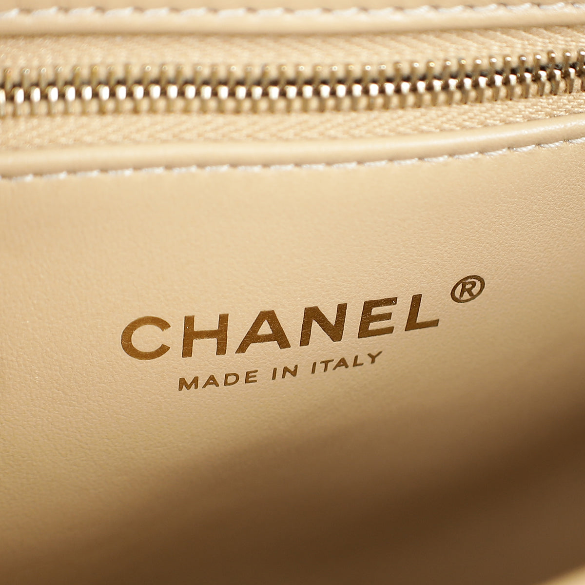 Chanel Beige CC Trendy Top Handle Bag