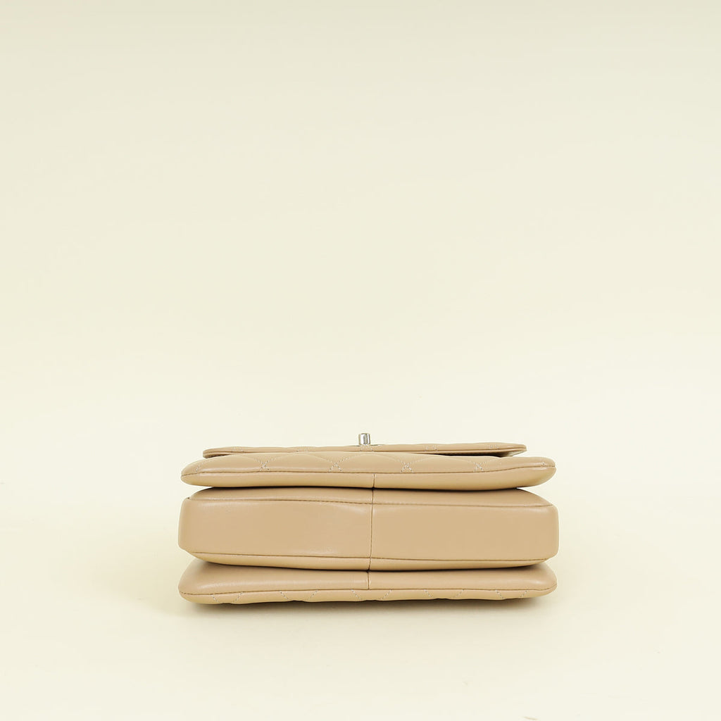 Chanel Beige CC Trendy Top Handle Bag