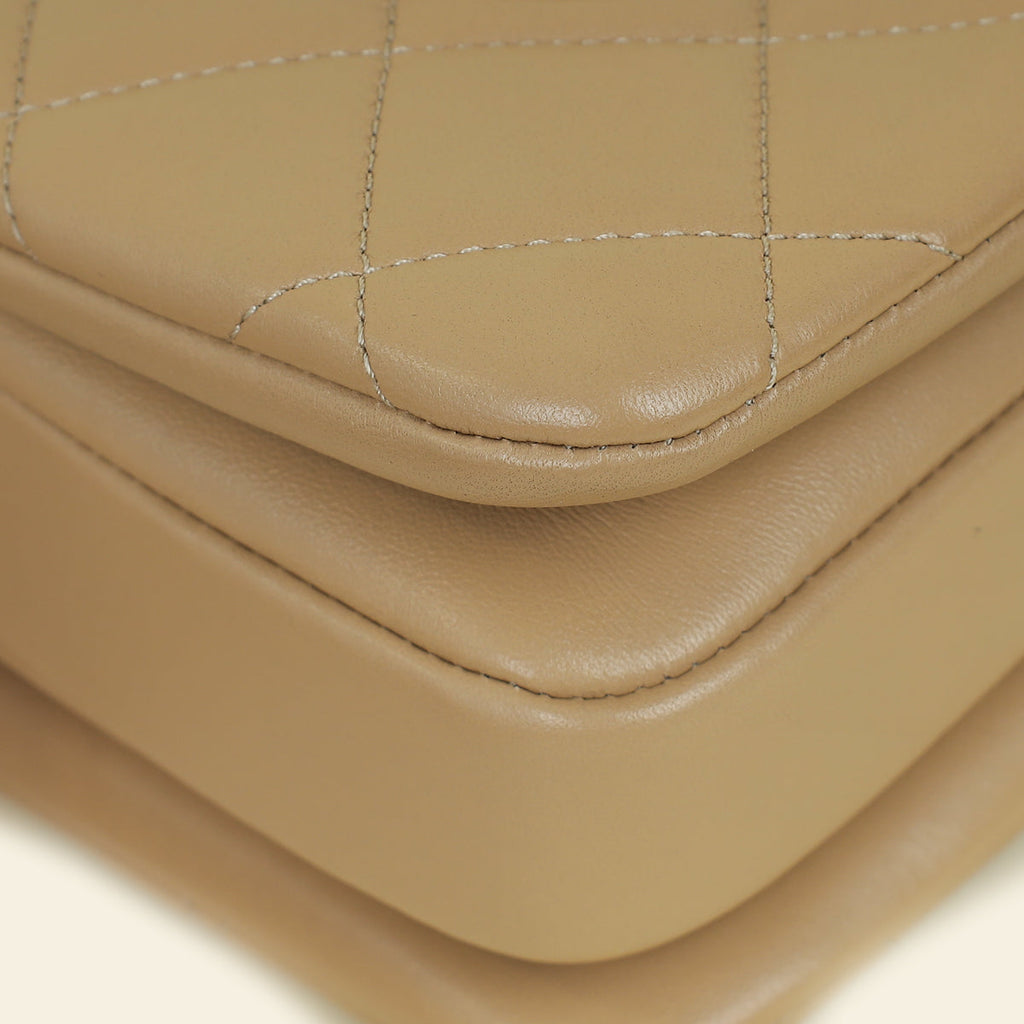 Chanel Beige CC Trendy Top Handle Bag