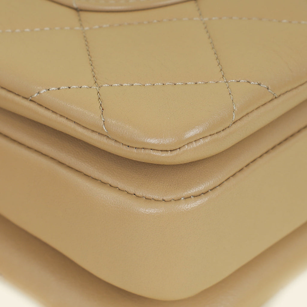 Chanel Beige CC Trendy Top Handle Bag