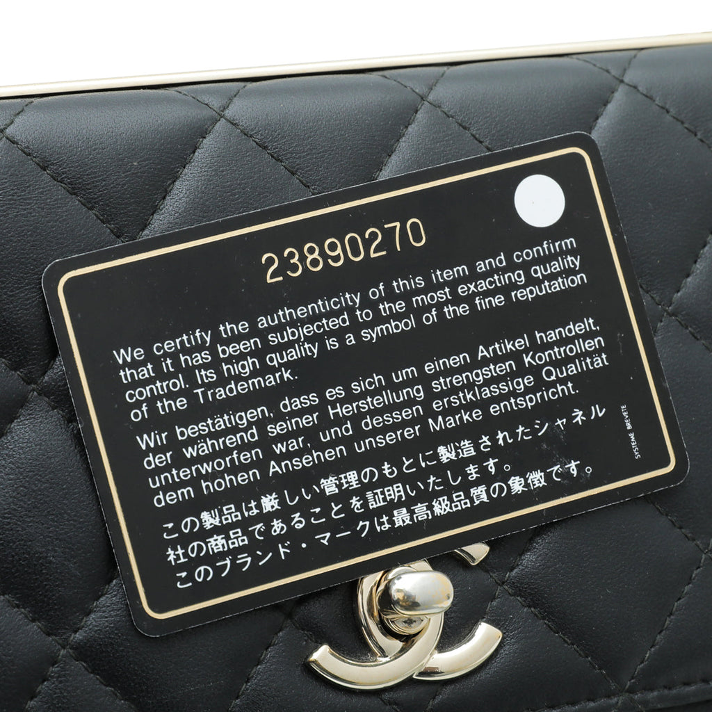 Chanel Black Trendy Wallet on Chain