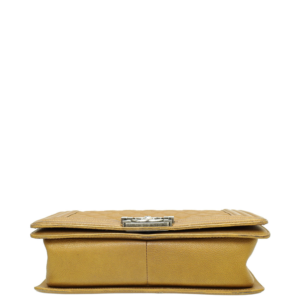 Chanel Bronze Le Boy Flap Medium Bag