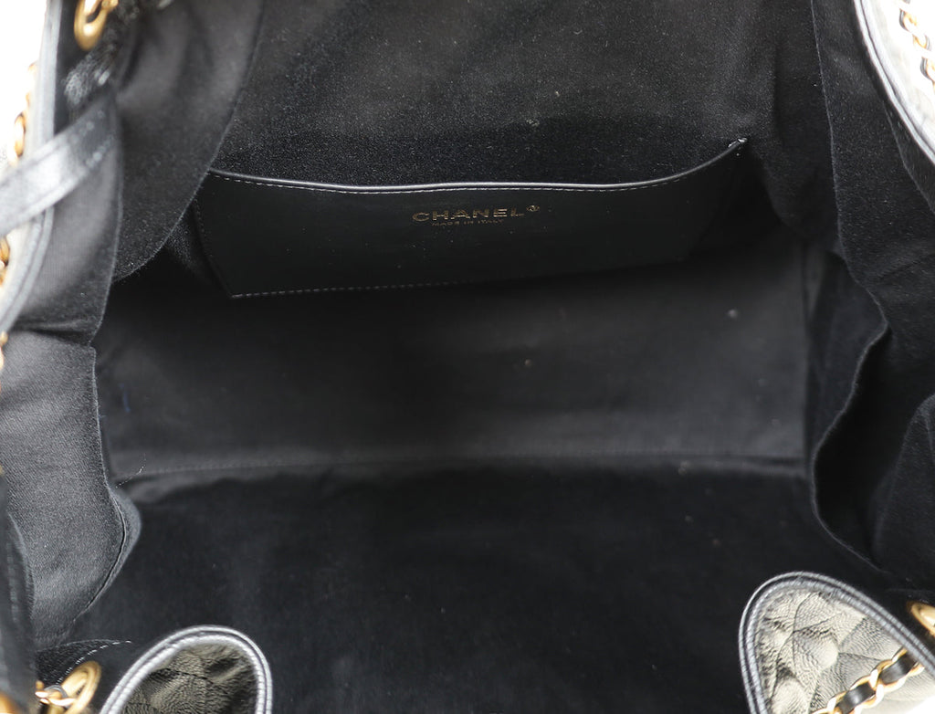 Chanel Black 25 Large Handbag