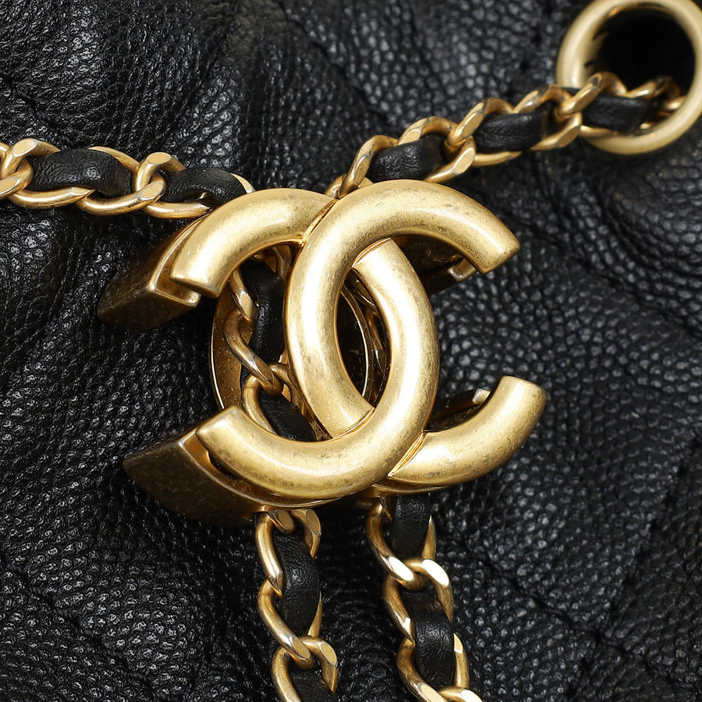 Chanel Black 25 Large Handbag