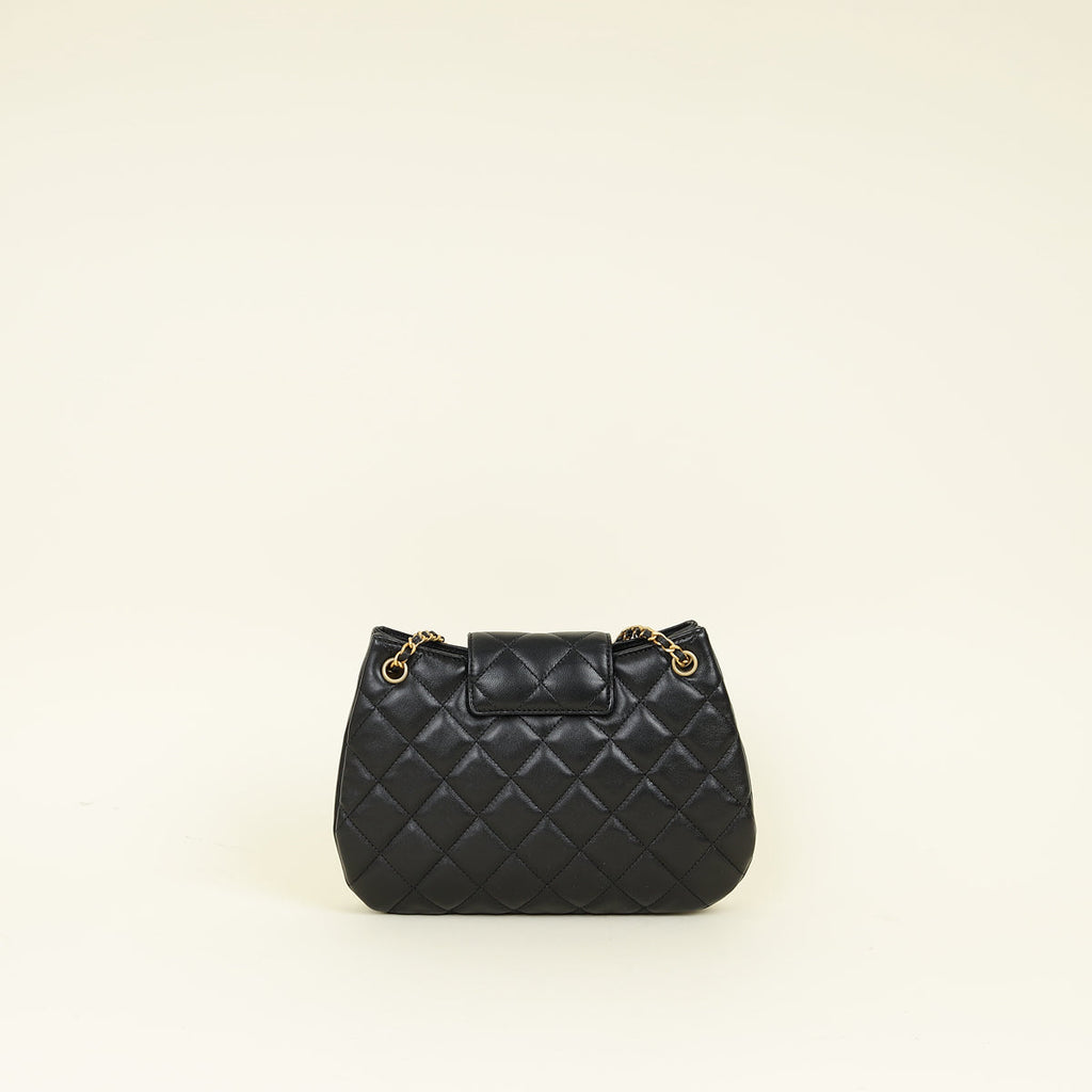 Chanel Black Large CC Messenger Bag