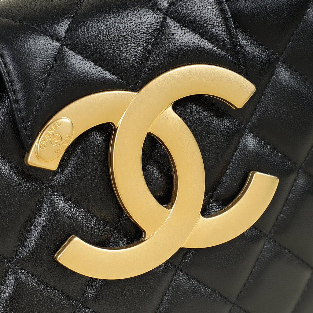 Chanel Black Large CC Messenger Bag