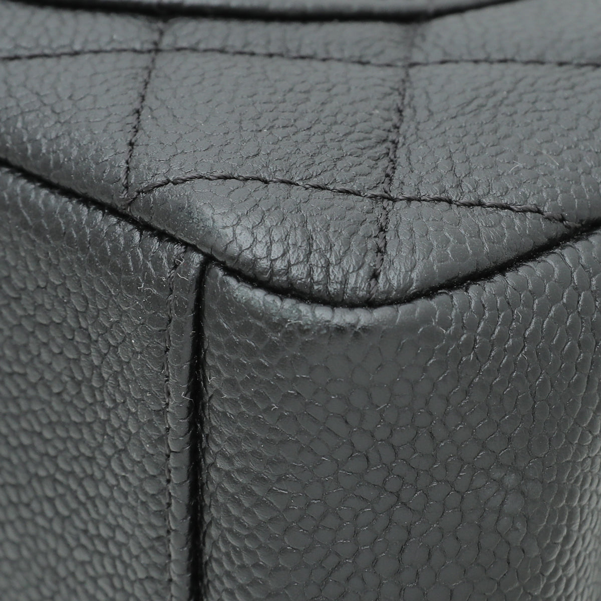 Chanel Black CC Filigree Flap Medium Bag