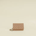 Chanel Light Mocha Classic Wallet on Chain