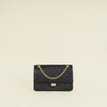 Chanel Black 2.55 Reissue Flap 226 Shoulder Bag