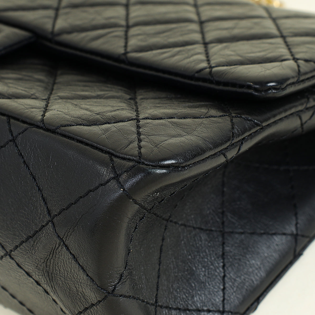 Chanel Black 2.55 Reissue Flap 226 Shoulder Bag