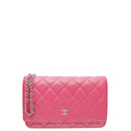 Chanel Hot Pink Classic Wallet on Chain