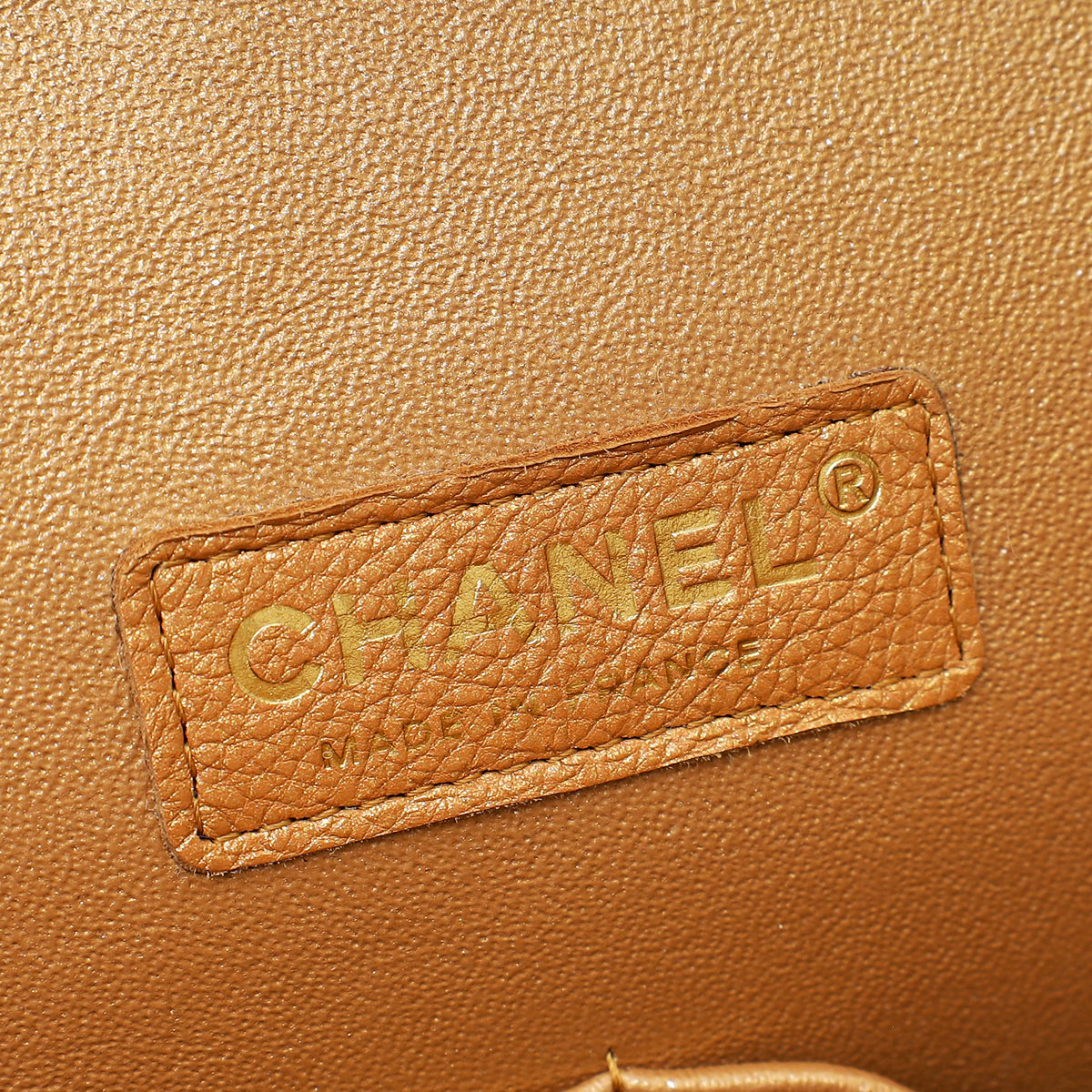 Chanel Metallic Bronze CC Classic Double Flap Maxi Bag